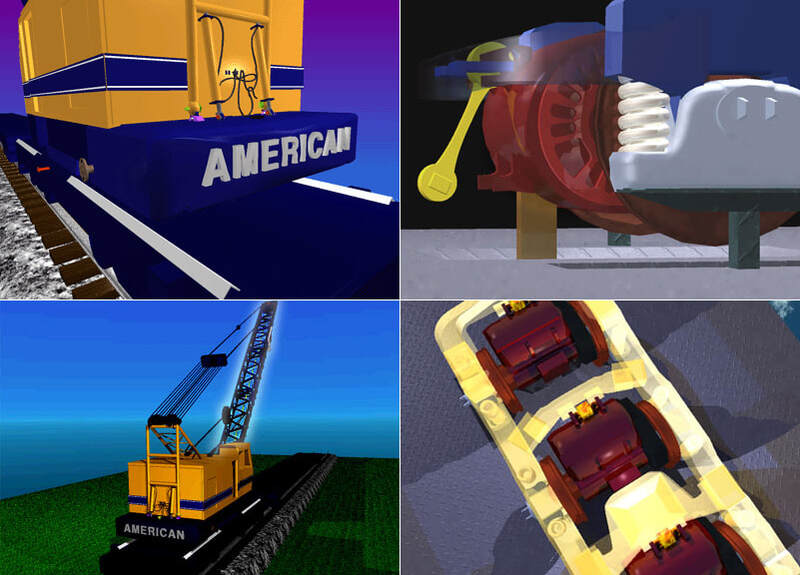 GRA - Strata 3-D CD-ROM animation for CSX client 